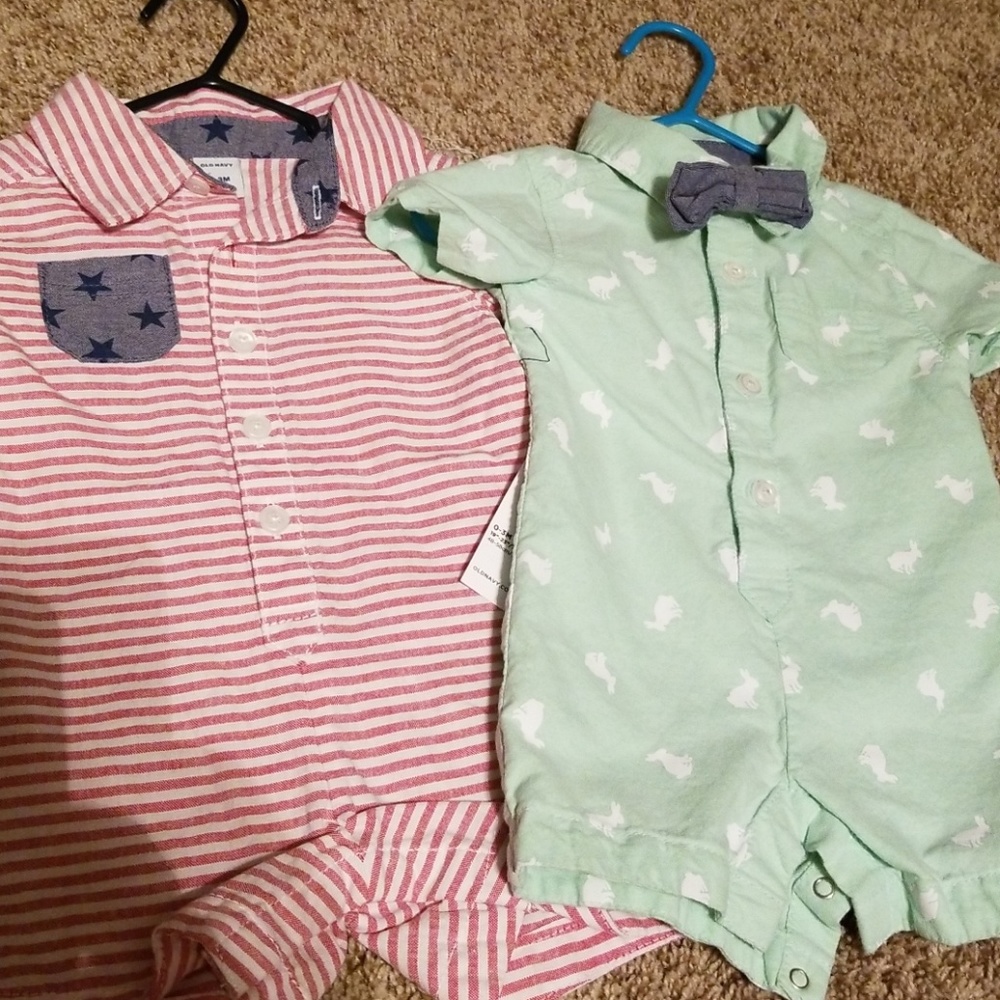 Old Navy Baby Boy Rompers